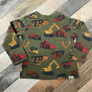 Gap Toddler tractor long sleeve tee